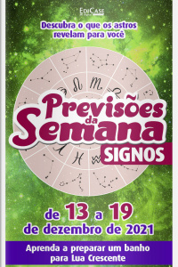 Previsões da Semana Ed. 89 - de 13 a 19 de  Dezembro de 2021