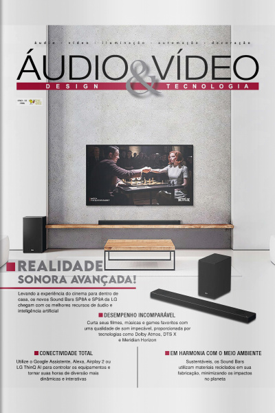 Áudio  Vídeo – Design e Tecnologia Ed. 186 - REALIDADE SONORA AVANÇADA