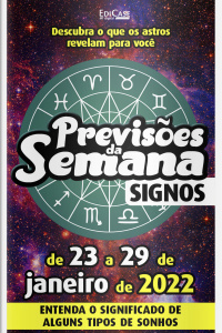 Previsões da Semana Ed. 93 - de 23 a 29 de Janeiro de 2022