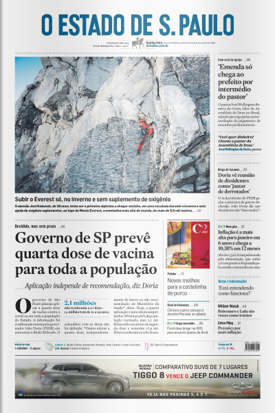 Estadão - Edição 10 de Fevereiro 2022