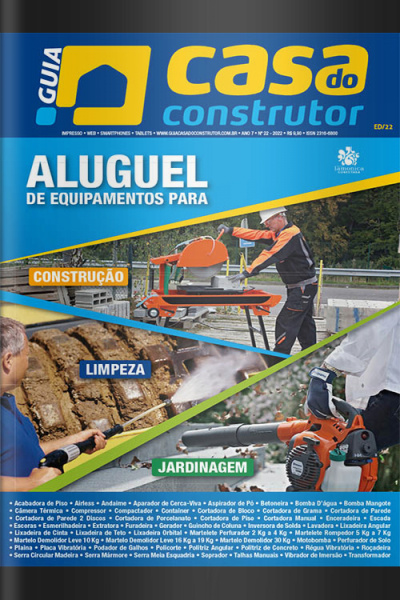 Guia da Casa do Construtor Ed. 21 - Aluguel de equipamentos