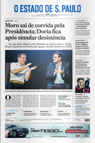 Estadão - Edição 01 de Abril 2022 