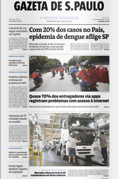 Gazeta de S. Paulo – Edição 06 de abril de 2022