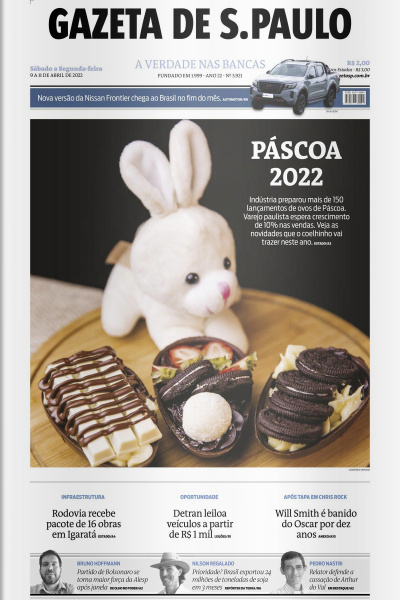 Gazeta de S. Paulo – Edição de 09 a 11 de abril de 2022