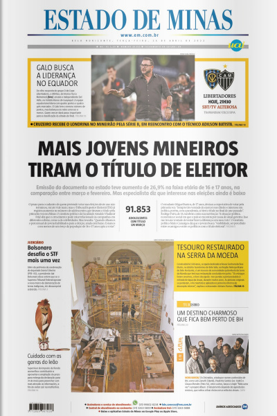 Estado de Minas - Edição de 26 de abril de 2022