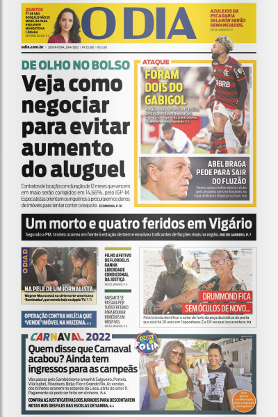 O DIA - Edição 29 de Abril de 2022