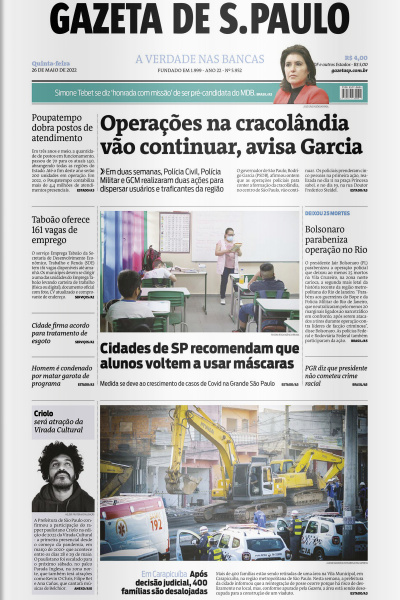 Gazeta de S. Paulo – Edição de 26 de maio de 2022
