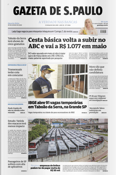 Gazeta de S. Paulo – Edição de 15 de junho de 2022
