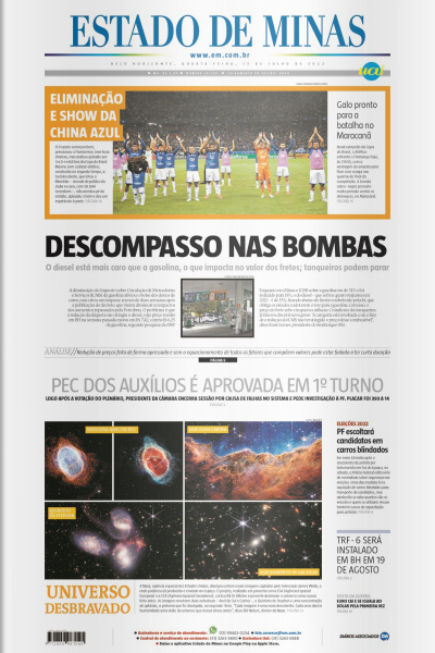 Estado de Minas - Edição de 13 de julho de 2022