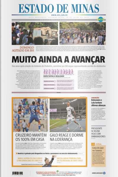 Estado de Minas - Edição de 18 de julho de 2022