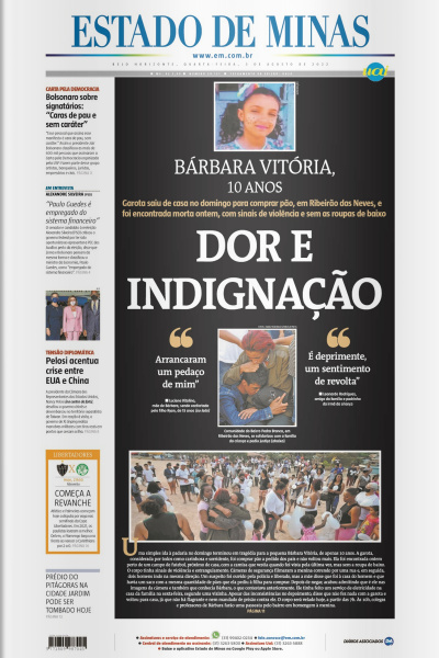 Estado de Minas - Edição de 03 de agosto de 2022