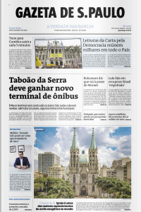 Gazeta de S. Paulo – Edição de 12 de agosto de 2022