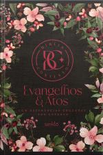 Bíblia Contexto - Evangelhos  Atos - Floral: Com Referências Cruzadas Por Extenso