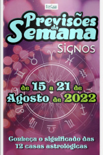 Previsões da Semana Ed. 122 - Previsões de 15 a 21 de Agosto de 2022
