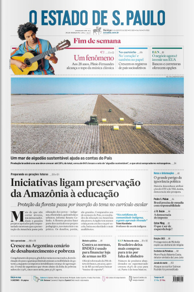 Estadão - Edição 14 de Agosto 2022