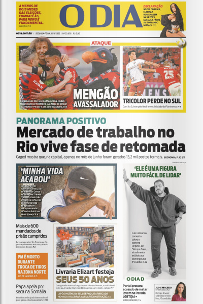 O DIA - Edição 15 de agosto de 2022