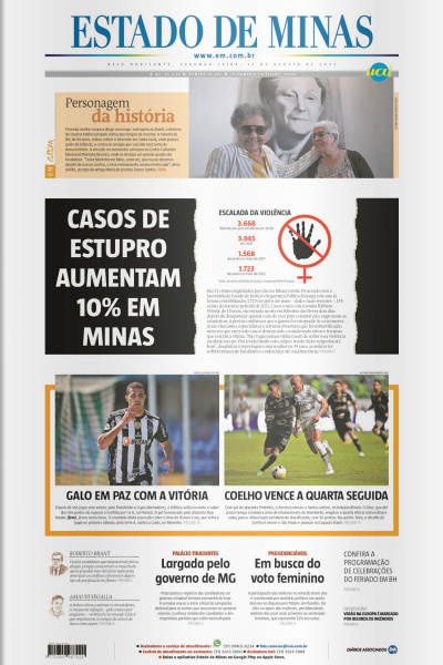 Estado de Minas - Edição de 15 de agosto de 2022