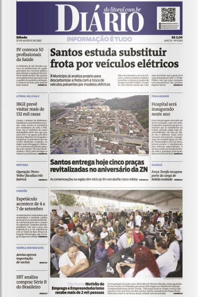 Diário do Litoral – Edição 27 de agosto de 2022