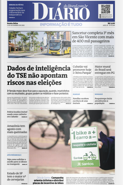 Diário do Litoral – Edição 02 de setembro de 2022
