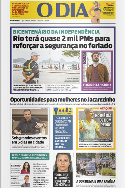 O DIA - Edição 07 de setembro de 2022