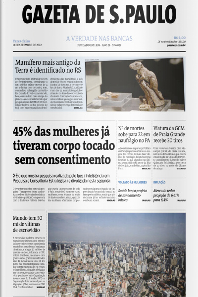 Gazeta de S. Paulo – Edição de 13 de setembro de 2022