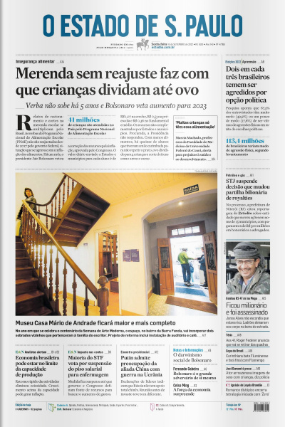 Estadão - Edição 16 de Setembro 2022
