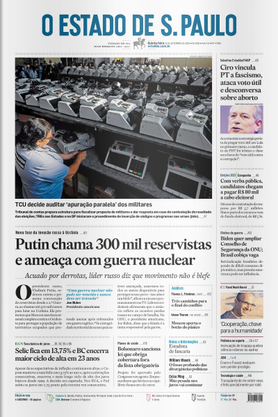 Estadão - Edição 22 de Setembro 2022