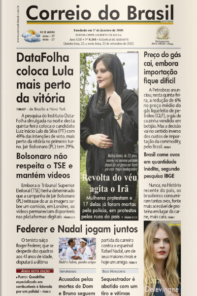 Correio do Brasil – Edição de 23 de setembro de 2022