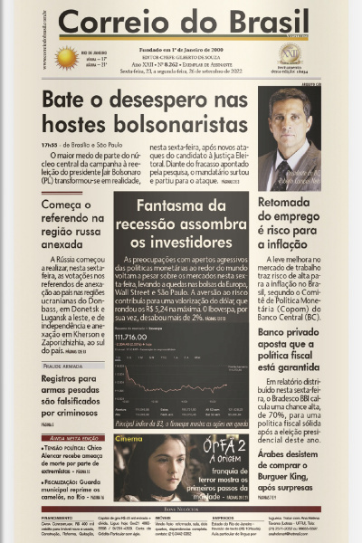 Correio do Brasil – Edição de 23 a 26 de setembro de 2022