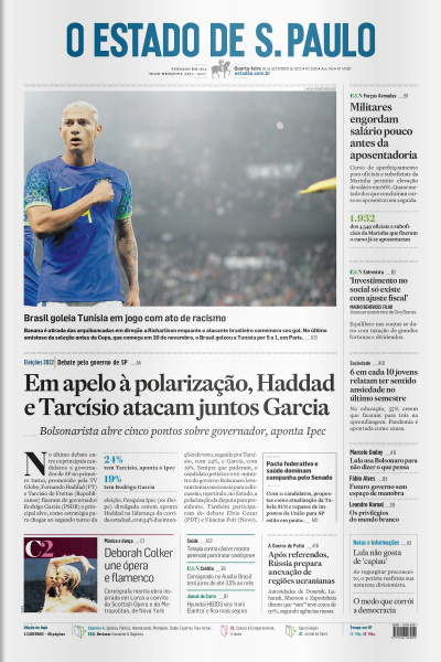 Estadão - Edição 28 de Setembro 2022