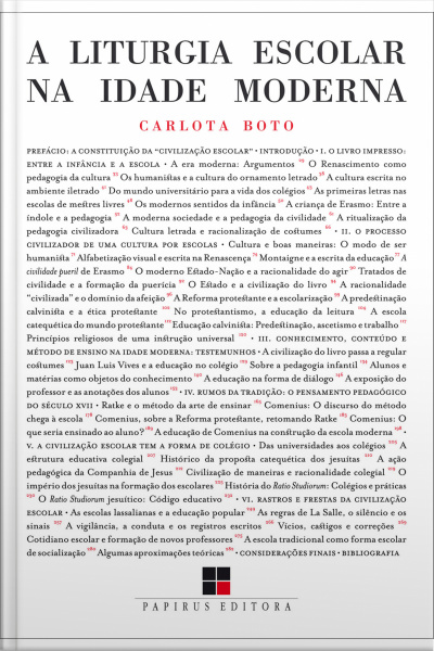 A Liturgia Escolar Na Idade Moderna