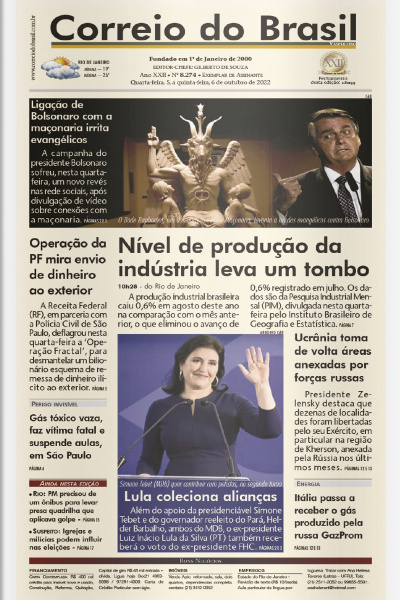 Correio do Brasil – Edição de 05 e 06 de outubro de 2022