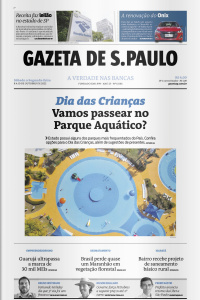 Gazeta de S. Paulo – Edição de 8 a 10 de outubro de 2022