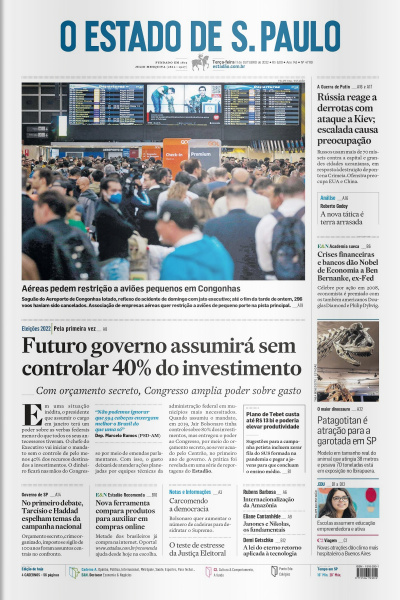 Estadão - Edição 11 de outubro 2022