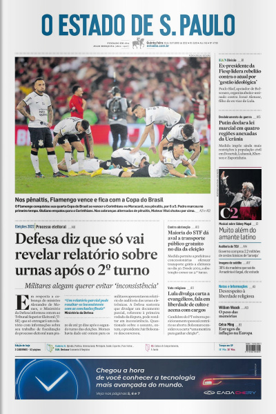 Estadão - Edição 20 de outubro 2022