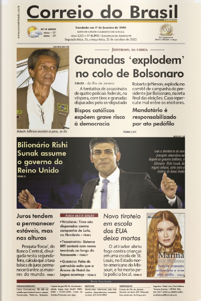 Correio do Brasil – Edição de 25 de outubro de 2022