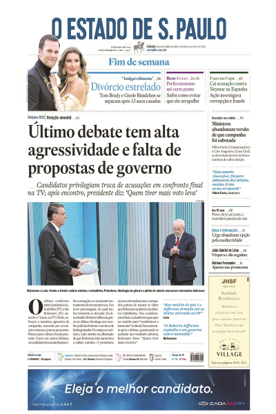 Estadão - Edição 29 de outubro 2022