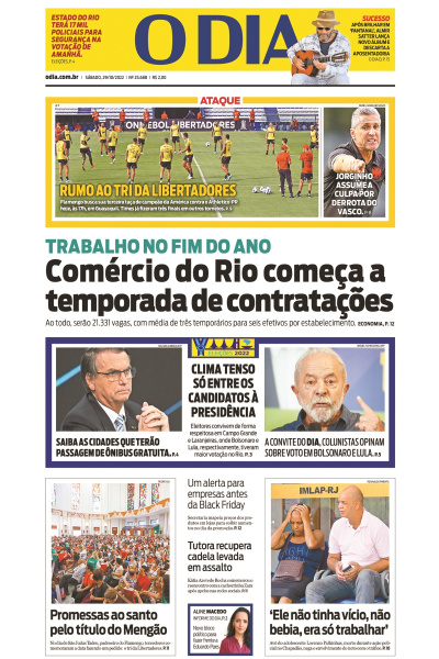 O DIA - Edição 29 de outubro de 2022