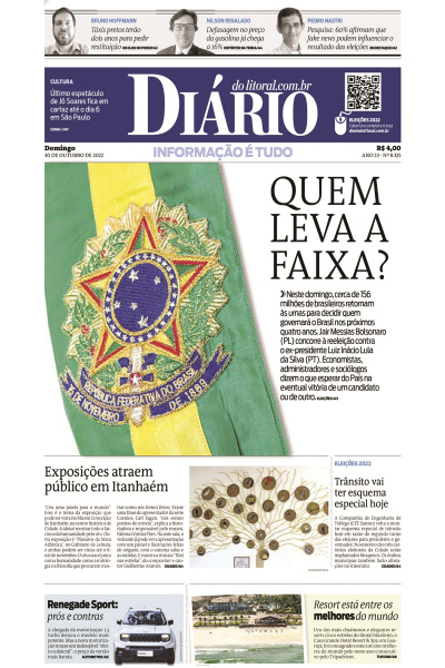 Diário do Litoral – Edição de 30 de outubro de 2022