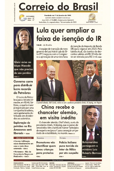 Correio do Brasil – Edição de 04 a 07 de novembro de 2022