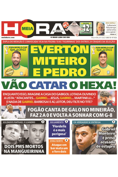 Meia Hora - Edição 08 de novembro de 2022