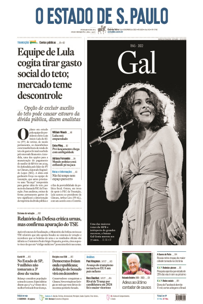 Estadão - Edição 10 de novembro 2022