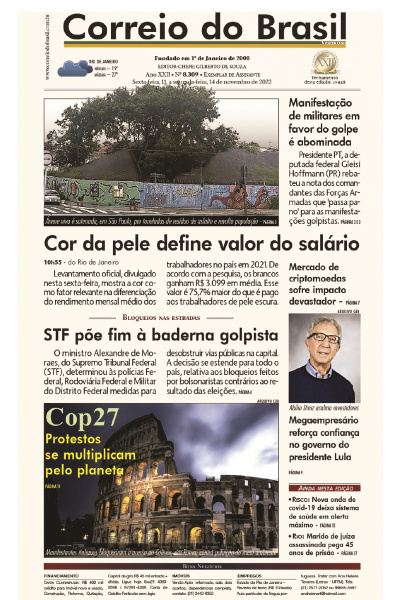 Correio do Brasil – Edição de 11 a 14 de novembro de 2022