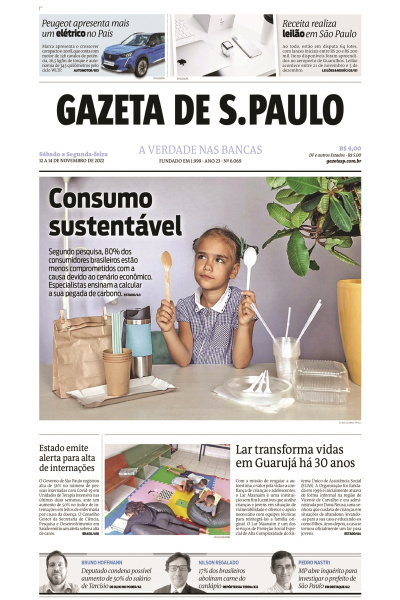 Gazeta de S. Paulo – Edição de 12 a 14 de novembro de 2022