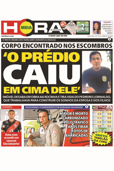 Meia Hora - Edição de 18 de novembro de 2022