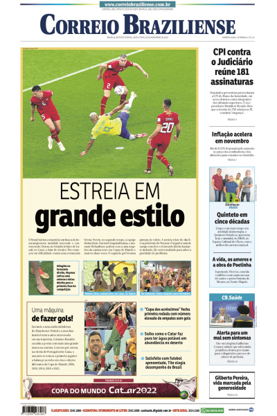 Correio Braziliense - Edição de 25 de novembro de 2022