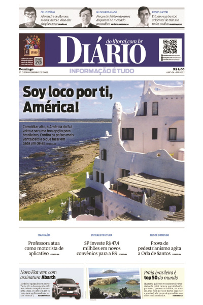 Diário do Litoral – Edição de 27 de novembro de 2022