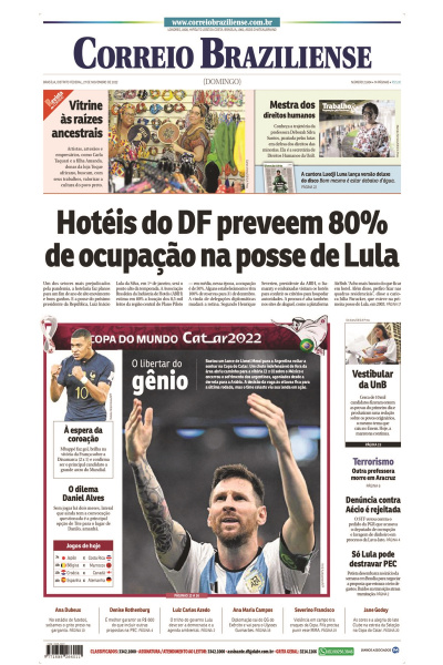 Correio Braziliense - Edição de 27 de novembro de 2022