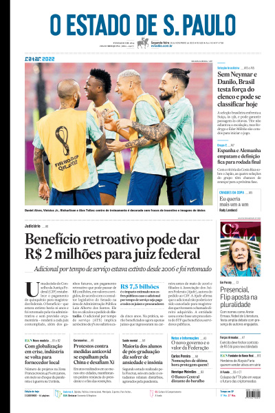 Estadão - Edição de 28 de Novembro de 2022