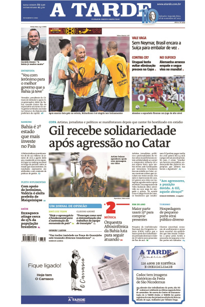 A TARDE - Edição de 28 de novembro de 2022